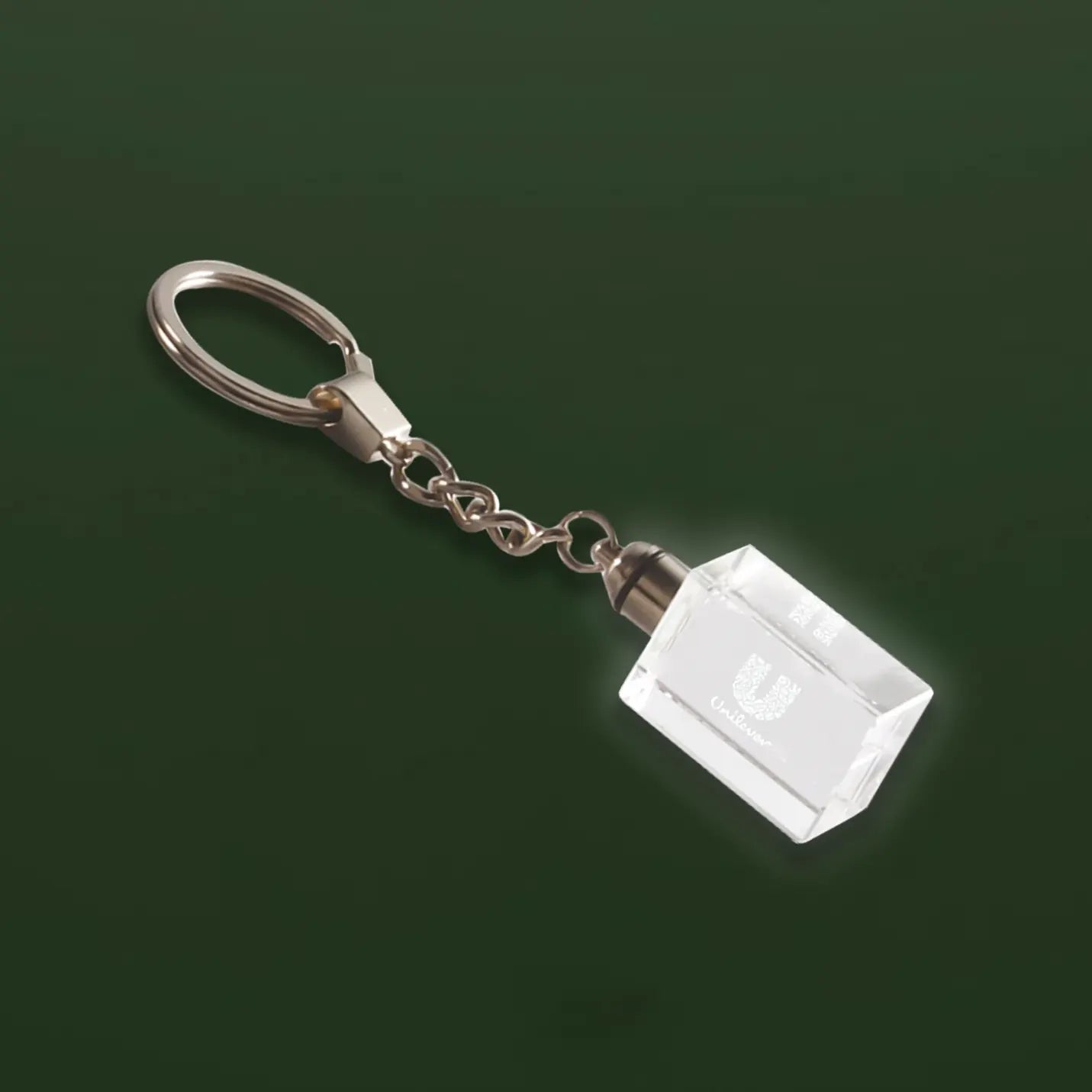 Ravishing Laser-Engraved Crystal Key Chain Img 3